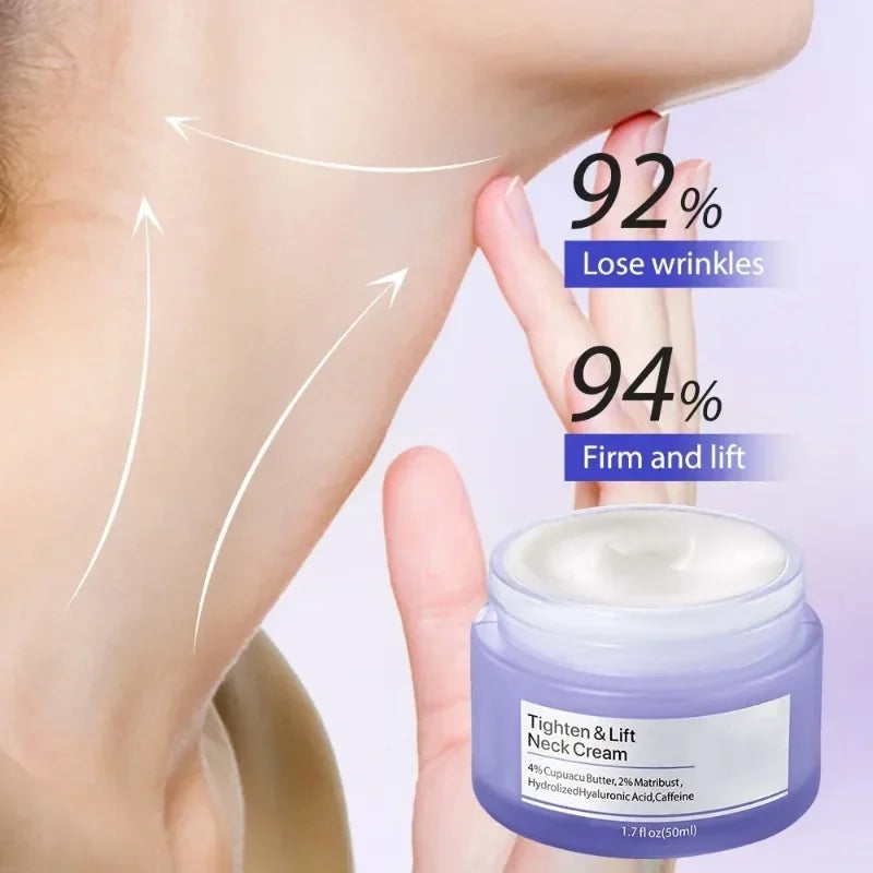 Neck Lift Tighten Cream Lightens Fine Lines Brightens Firms Nourishes Neck Cream Lightening Smoothing Moisturizer Neck Cream