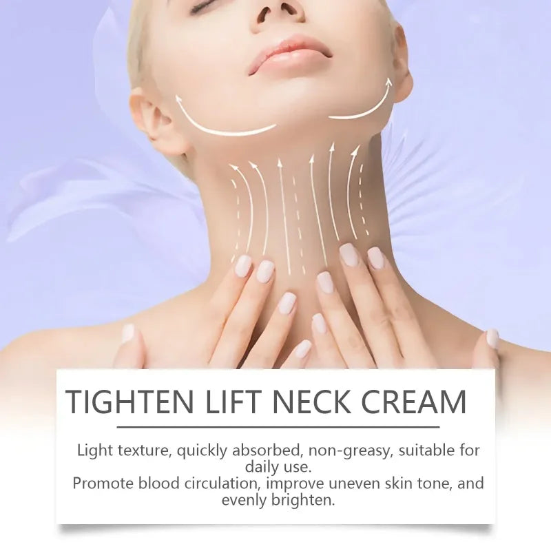 Neck Lift Tighten Cream Lightens Fine Lines Brightens Firms Nourishes Neck Cream Lightening Smoothing Moisturizer Neck Cream